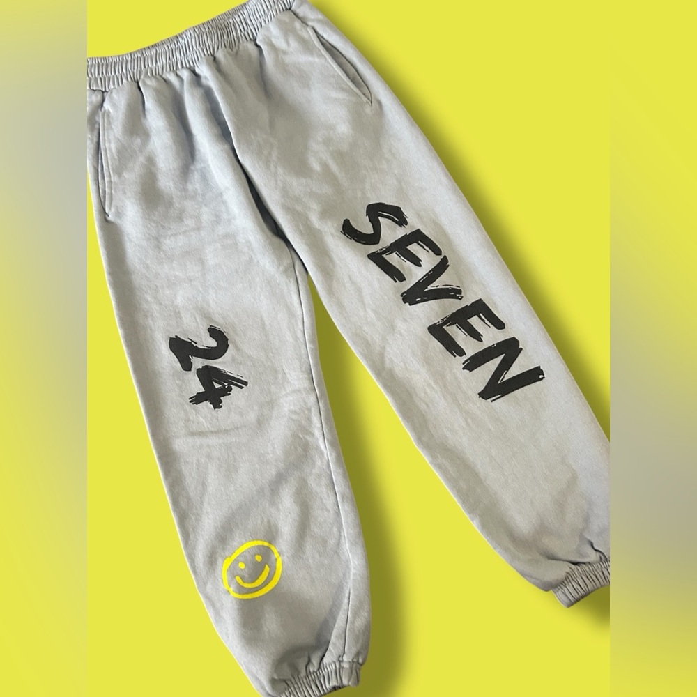 24seven Joggers women Sweatpants Tour Merch Dance Fleece drawstrings